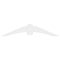Ekena Millwork Archdale Architectural Grade PVC Gable Bracket, 60"W x 12 1/2"H x 2"D x 6"F, 5/12 Pitch GBP060X13X0206ARC00 - alternate 3